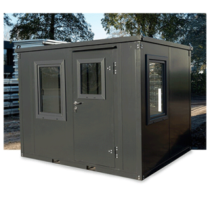 Container Bella Unité Isolé – Anthracite 4 x 2 mètres