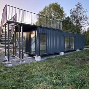 Maison Container T4 (4 Chambres), Plain-pied Clé en Main, 56 m² Habitables