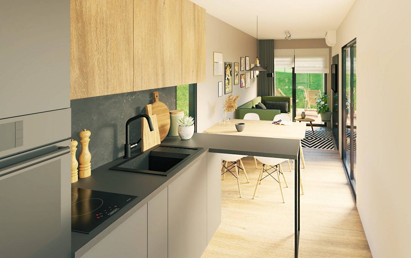 Maison conteneur T2 clé en main de 30 m².