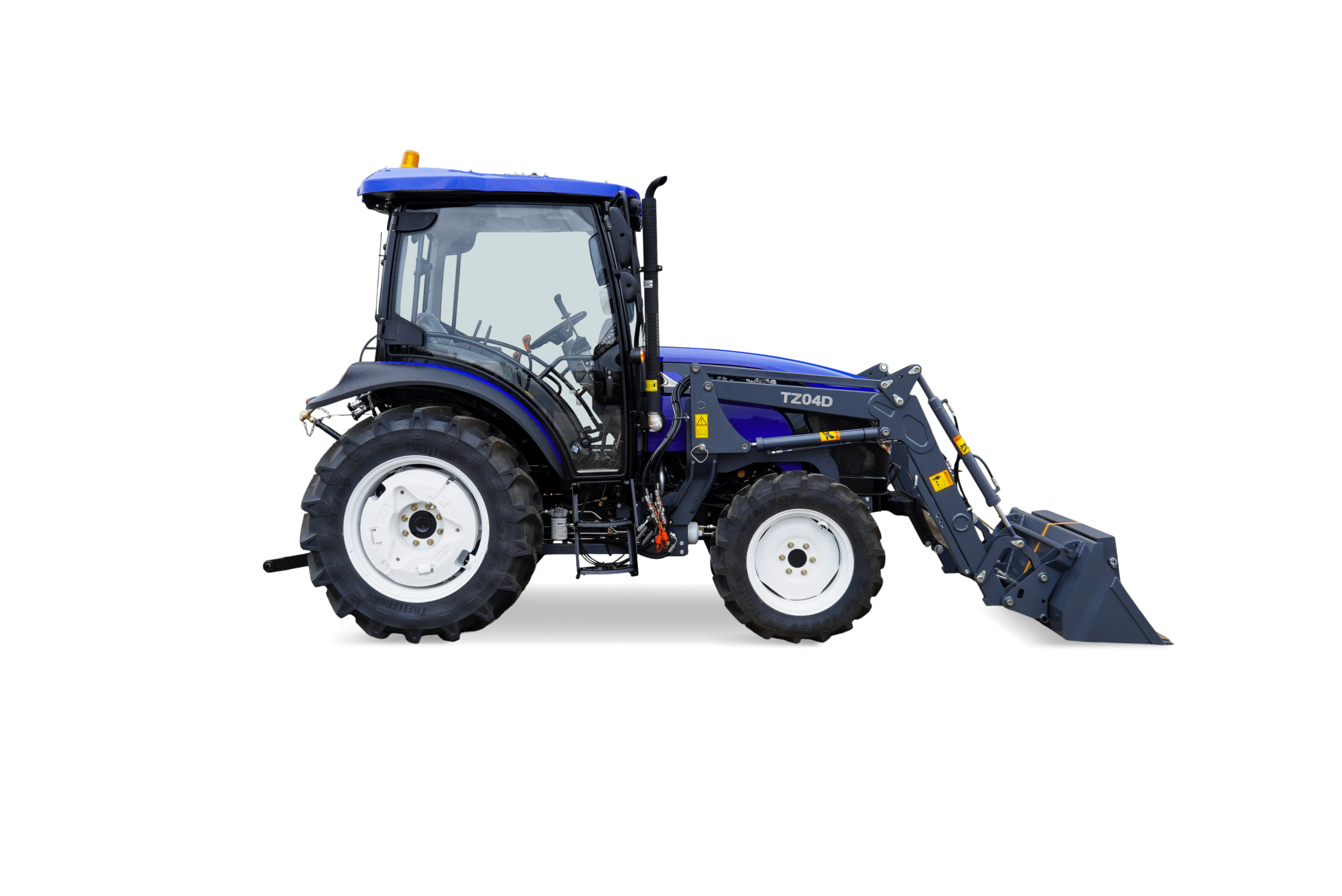 Tracteur agricole compact Lovol M504C.