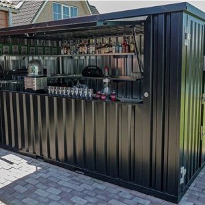 Conteneur bar démontable 3×2 mètres, 10 pieds